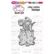 Stampendous! Pink Your Live - Whisper Princess 4x6 Cling Stamp Set